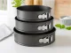 Round Springform Cake Pan Set, 3 pcs (24, 26, 28 cm), Grey