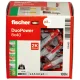 Universal Wall Plugs Fischer DUOPOWER 8x40 mm, 100 pcs.