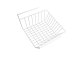 Suspended basket under shelf metal organizer kitchen white