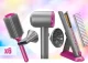 Kids Toy Hairdresser Set with Hair Dryer and Curling Iron