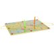 Magnetic Maze Board Game Farm, Wooden Travel Toy for Kids, 2 Players