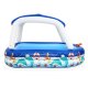 Bestway 54370 Kids Inflatable Pool with Canopy 213 x 155 x 132 cm