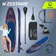 4Fizjo TSUNAMI 350 cm Inflatable SUP Board T05, Multicolor