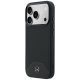 Mercedes Leather Wood Effect Curve MagSafe Case for iPhone 17 Pro Black