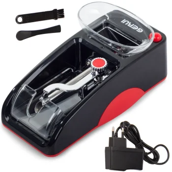 Electric cigarette rolling machine, model 005, red