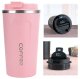 Thermal Mug with LCD Temperature Display, 510ml, Pink