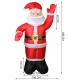 Ruhhy 00022624 Inflatable Santa Claus with LED Lighting, 180 cm