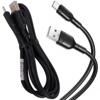 Durable USB-A to USB-C Cable, 1.4m, 2.1A