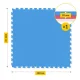 4Fizjo 594 Puzzle Protective Mat for Fitness Equipment, 100 x 100 cm, Blue/Red