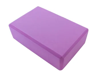 Yoga and Fitness Brick, EVA Foam, Purple