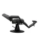 Gabbiano Bruno Barber Chair, Grey with Black Base