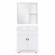 Modernhome Bathroom Cabinet with Sink and Mirror Set