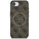 Guess 4G Ring Classic Logo MagSafe Case for Apple iPhone 16e, Brown