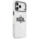Karl Lagerfeld IML Karl Sketch Logo MagSafe Case for iPhone 17 Pro Max, Transparent