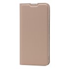 Google Pixel 5a 5G Magnetic PU Leather Phone Stand Card Slot Case Book Cover, Rose Gold