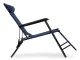 Multigarden Garden Lounger with Headrest, Foldable, Blue