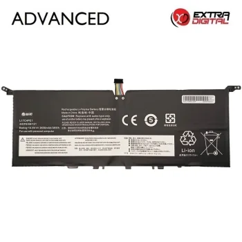 Laptop Battery Lenovo L17C4PE1, Extra Digital, 2600mAh, 14.8V