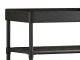 5-Tier Shoe Rack, Metal Frame Storage Organizer with Fabric Shelves, 82 x 59 x 22 cm, Black