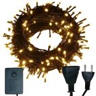 Christmas tree lights indoor white warm 500 LED lighting 7 programs