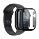 AmazingThing Radix Screen Protector with Case for Apple Watch Series 11 46mm, Black