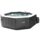 Intex 28458 Inflatable Hot Tub SPA, 4-Person, 180x71 cm, Black