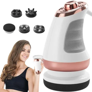Body Massager for Slimming and Cellulite Reduction, 5 Attachments