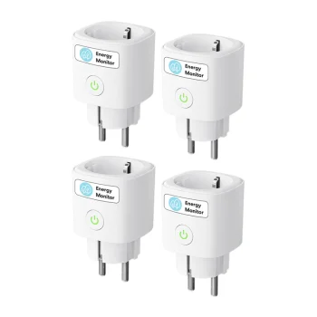 Meross MSS315CFH-EU Smart Plug with Energy Monitoring (Matter), 4-Pack