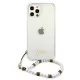 Guess Pearl Transparent Hard Case for iPhone 12 / 12 Pro