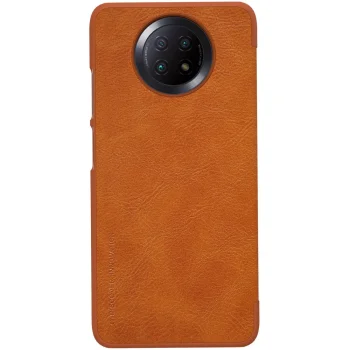 Nillkin Qin Book Case for Xiaomi Redmi Note 9T 5G, Brown