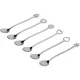 Sambonet New Portafortuna 6-Piece Party Spoon Set, 18/10 Stainless Steel, Silver