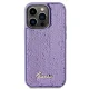 Guess iPhone 15 Pro Case Sequin Script Metal, Purple