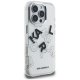 Karl Lagerfeld IML Sketched Graphic Case for iPhone 16 Pro, Clear