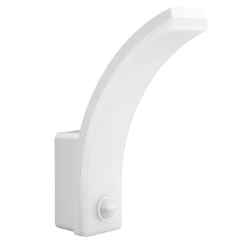 Maclean MCE512 W LED Light with PIR Motion Sensor 20W 4000K, White