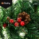 Ruhhy Christmas Pine Garland with LED Lights, 2.7m