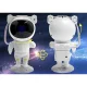 Izoxis LED Star Projector - Astronaut Night Light, White