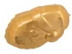 Silicone Baking Mold Santa Claus, Large, Gold