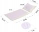 NEO Sport NS-902 Acupressure Acupuncture Massage Mat Set with Pillow, 70x44cm, Grey-Lavender