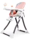 Ecotoys HC301-903 Folding High Chair, Pink
