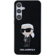 Karl Lagerfeld Samsung Galaxy S24 Case Silicone Ikonik, Black