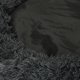 Plush pet bed with raised edges, 60 cm, dark grey