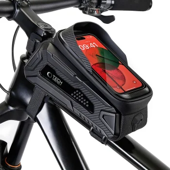 Tech-Protect V2 Bike Frame Bag with Phone Space 1.2l, Black