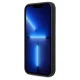 BMW Silicone Blue&Red Stripes M Collection Case for iPhone 15 Pro Max, Black