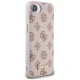 Guess Peony Script Logo MagSafe Case for iPhone 16e - Brown