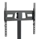 Mobile TV Cart Stand Maclean MC-949, 32-55\", max 25kg, Black