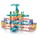 Multistore Magnetic Blocks with LED Marble Run, 166 Pieces