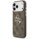 Guess 4G Big 4G Classic Logo Case for iPhone 17 Pro Max Brown / Silver