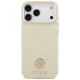 Guess Grained Strass Logo MagSafe Case for iPhone 17 Pro Max, Beige