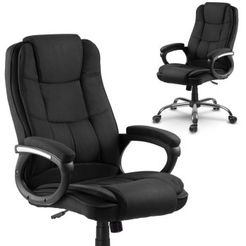 Sofotel Porto Ergonomic Office Chair, Fabric, Black