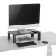 Ergo Office ER-415 Monitor Stand with Qi Wireless Charger, 17-32\", Black