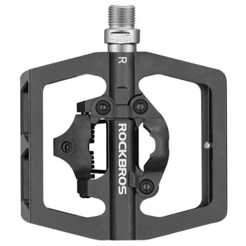 Rockbros PD15-BK Aluminum Alloy Bicycle Pedal Set, Black